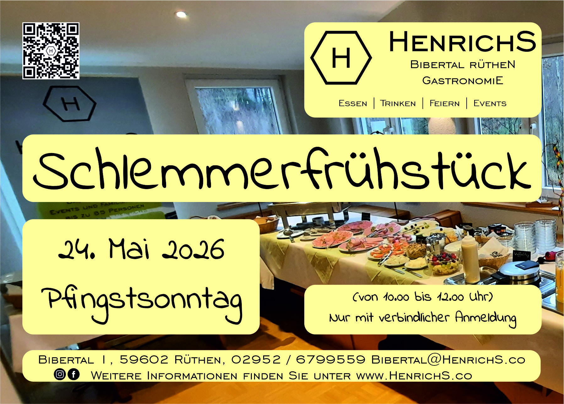 Flyer Pfingstfrühstück